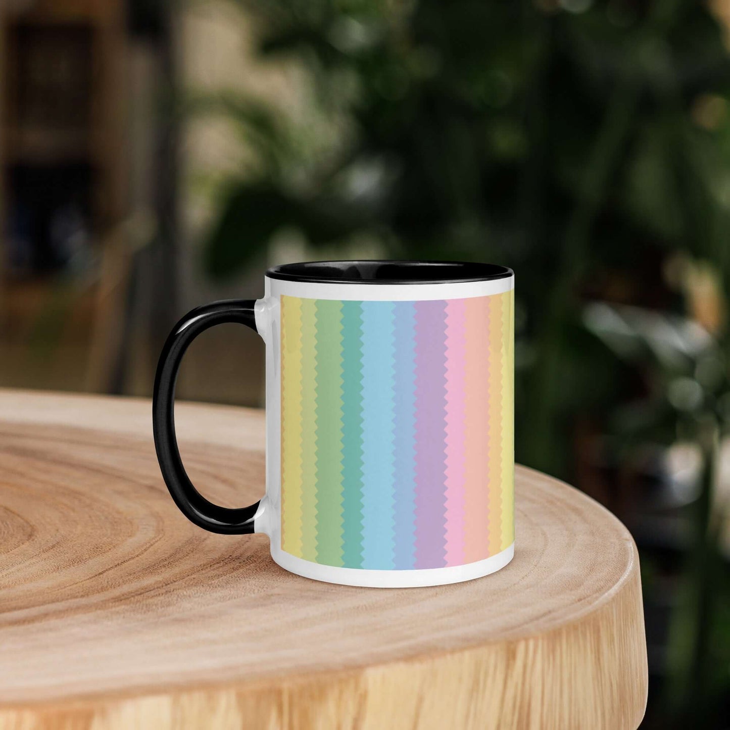 Stripey Colour Ceramic Mug