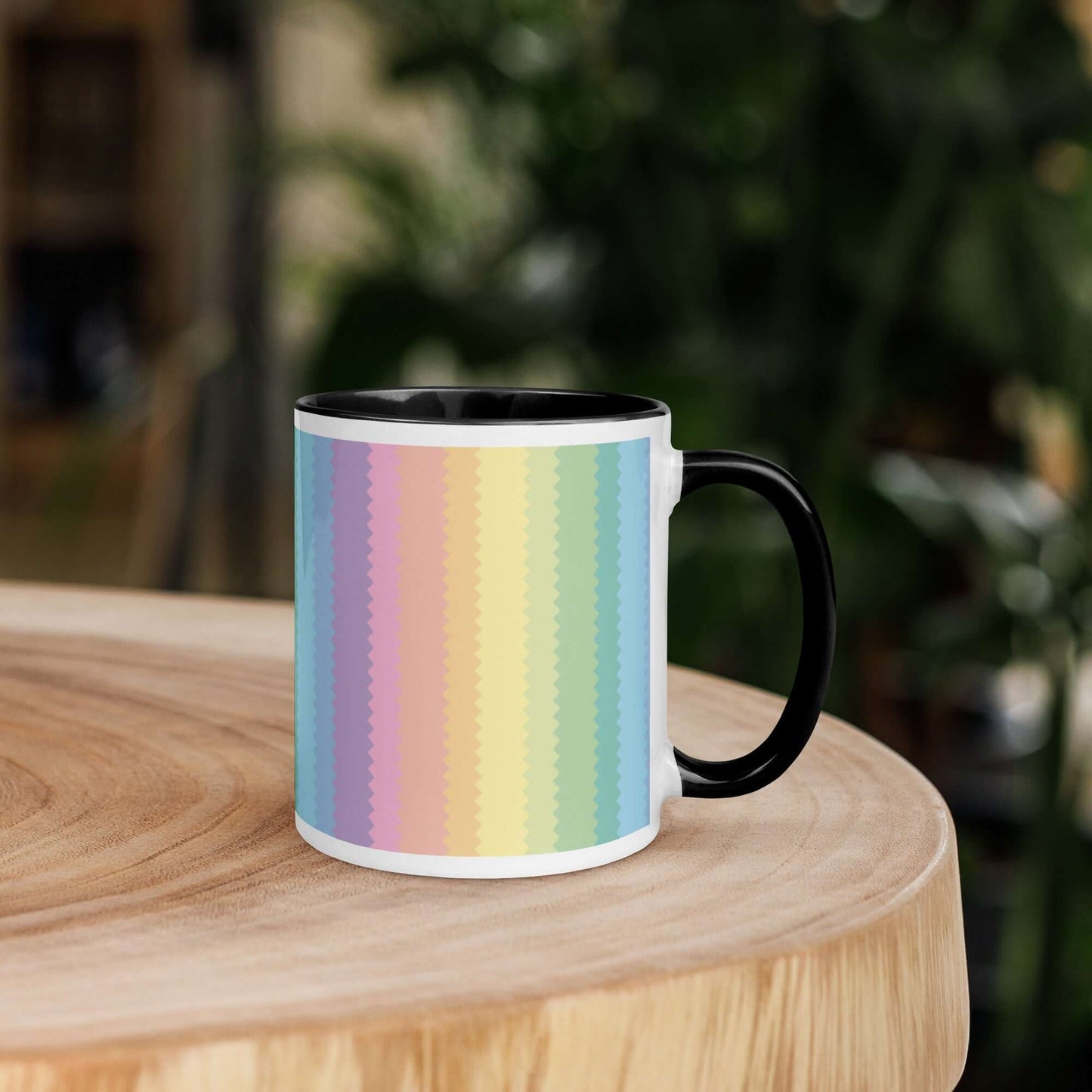 Stripey Colour Ceramic Mug