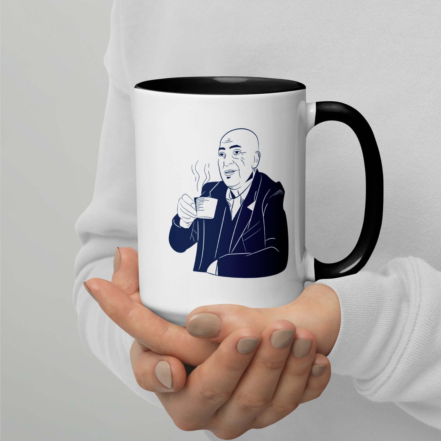 Keep Calm and Call Dad Enamel Mug