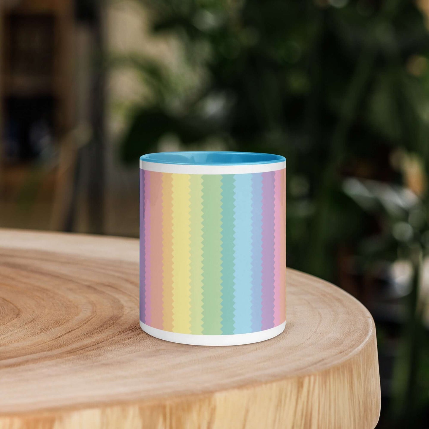 Stripey Colour Ceramic Mug