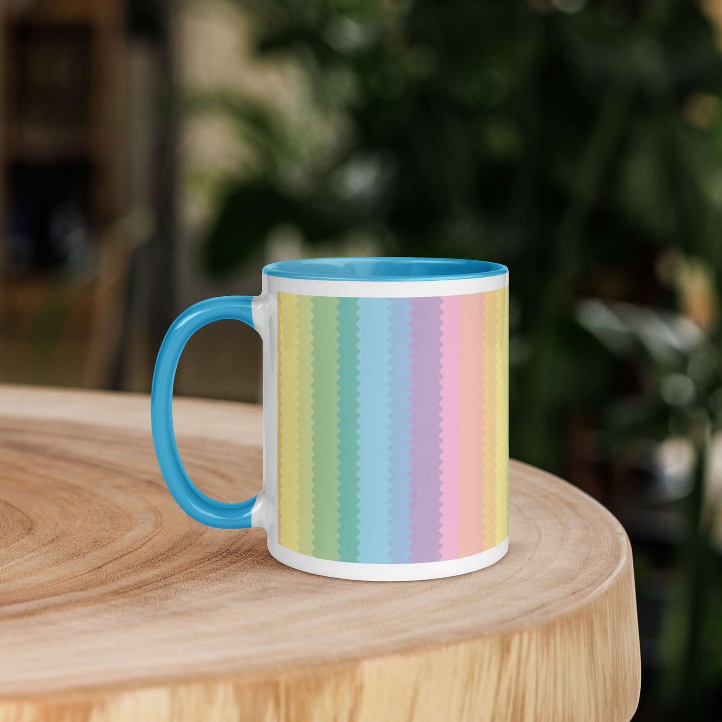 Stripey Colour Ceramic Mug