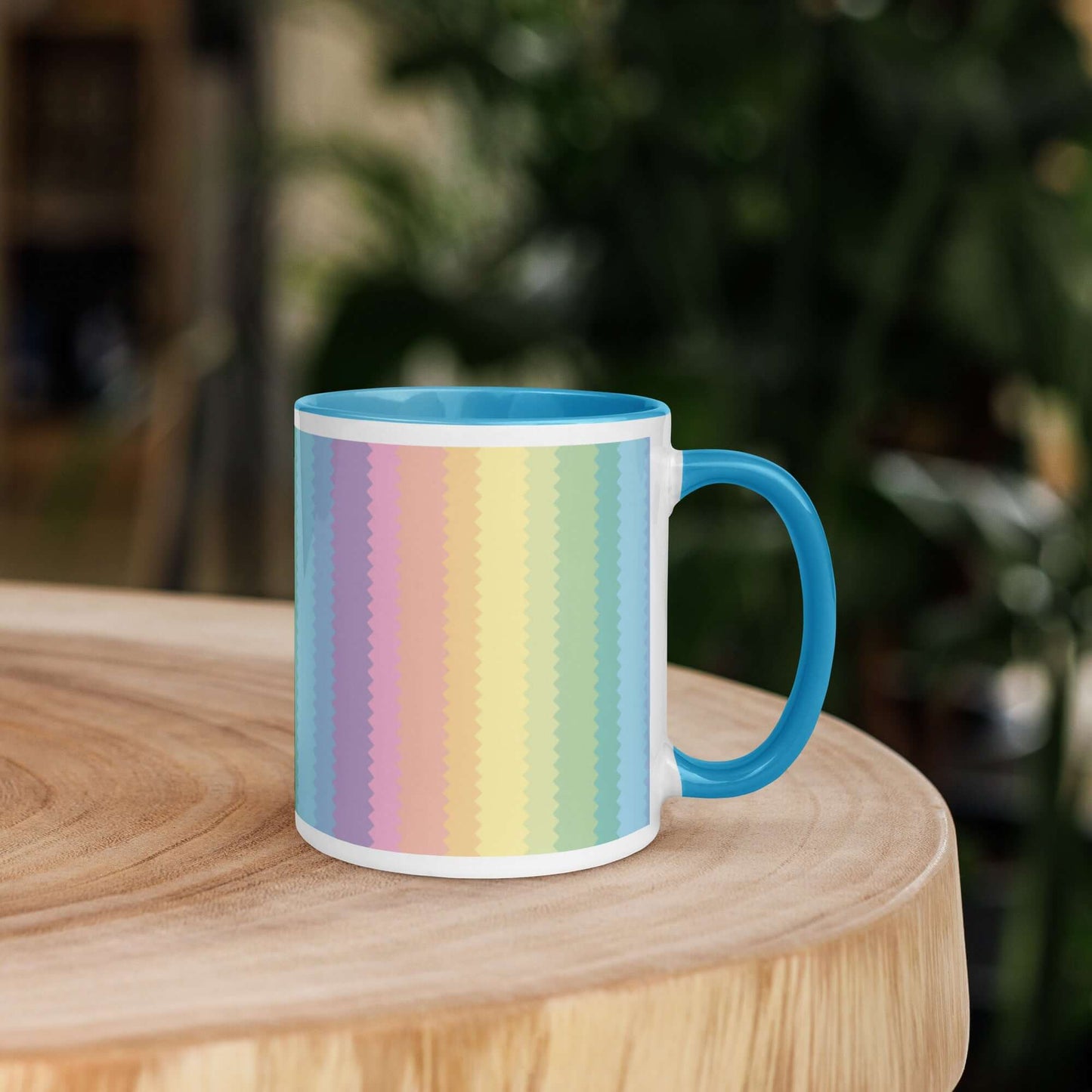 Stripey Colour Ceramic Mug