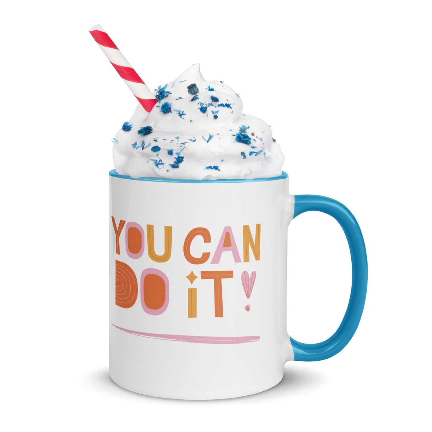 Sip and Believe Rainbow Coffee Ceramic Mug