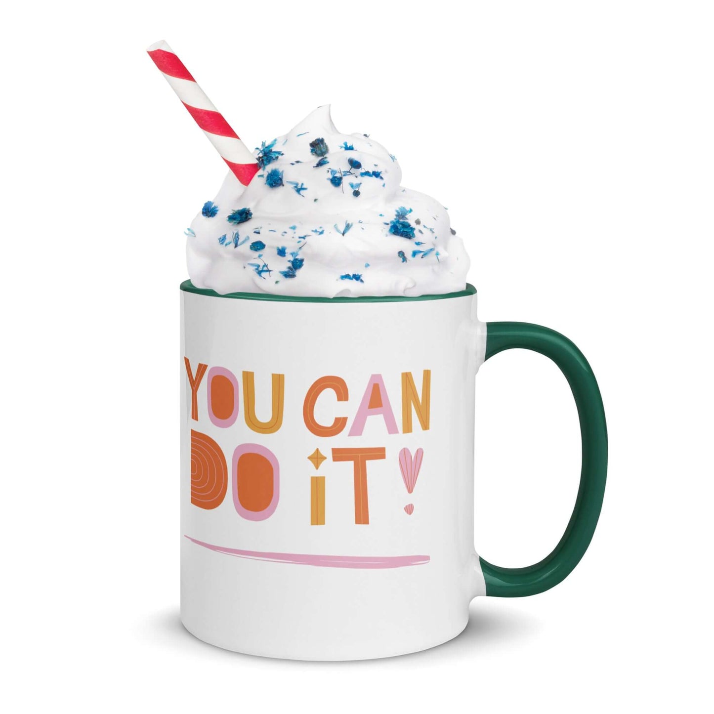 Sip and Believe Rainbow Coffee Ceramic Mug