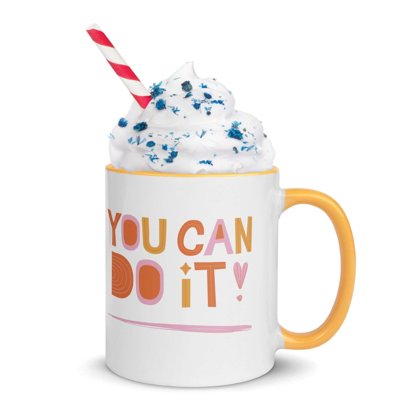 Sip and Believe Rainbow Coffee Ceramic Mug