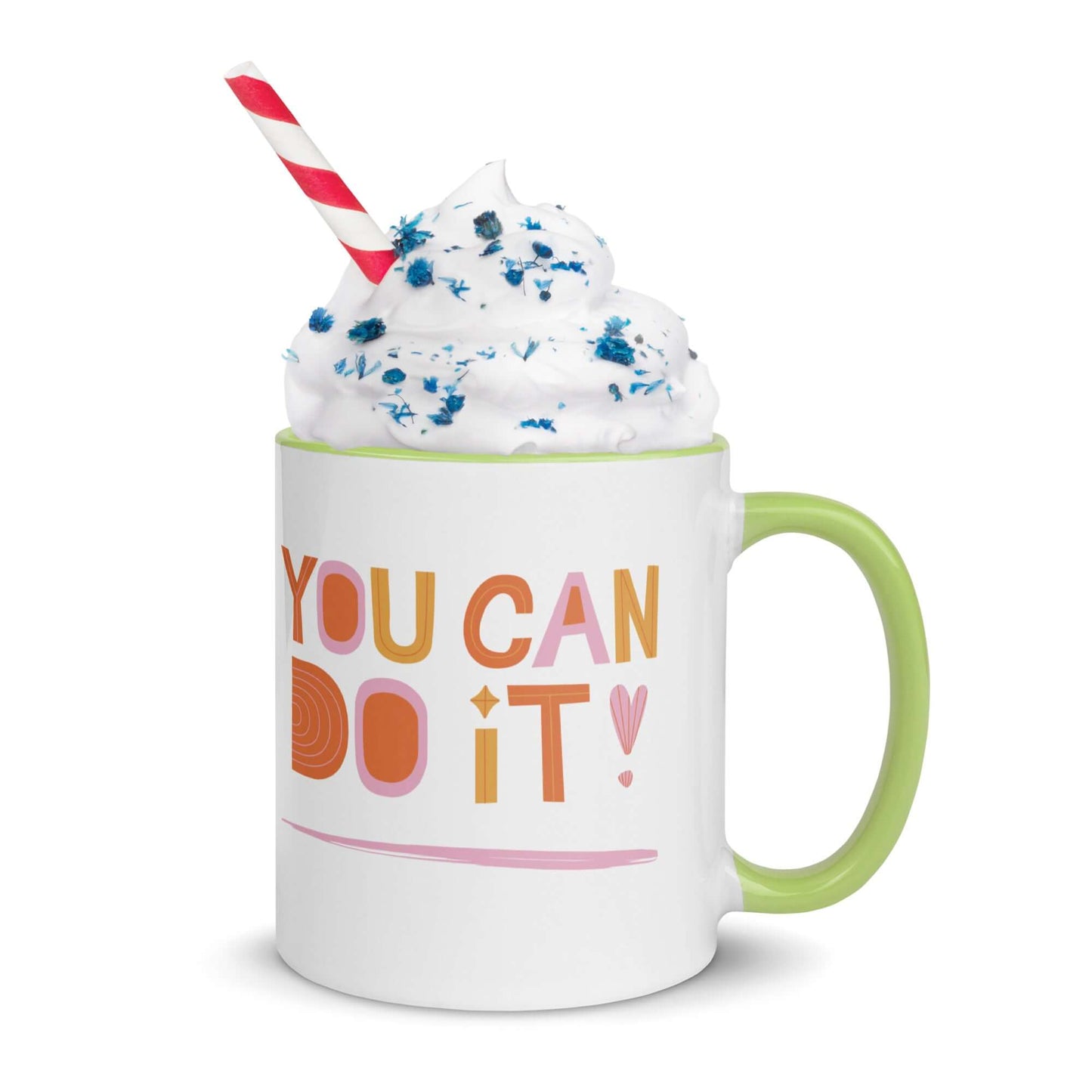 Sip and Believe Rainbow Coffee Ceramic Mug