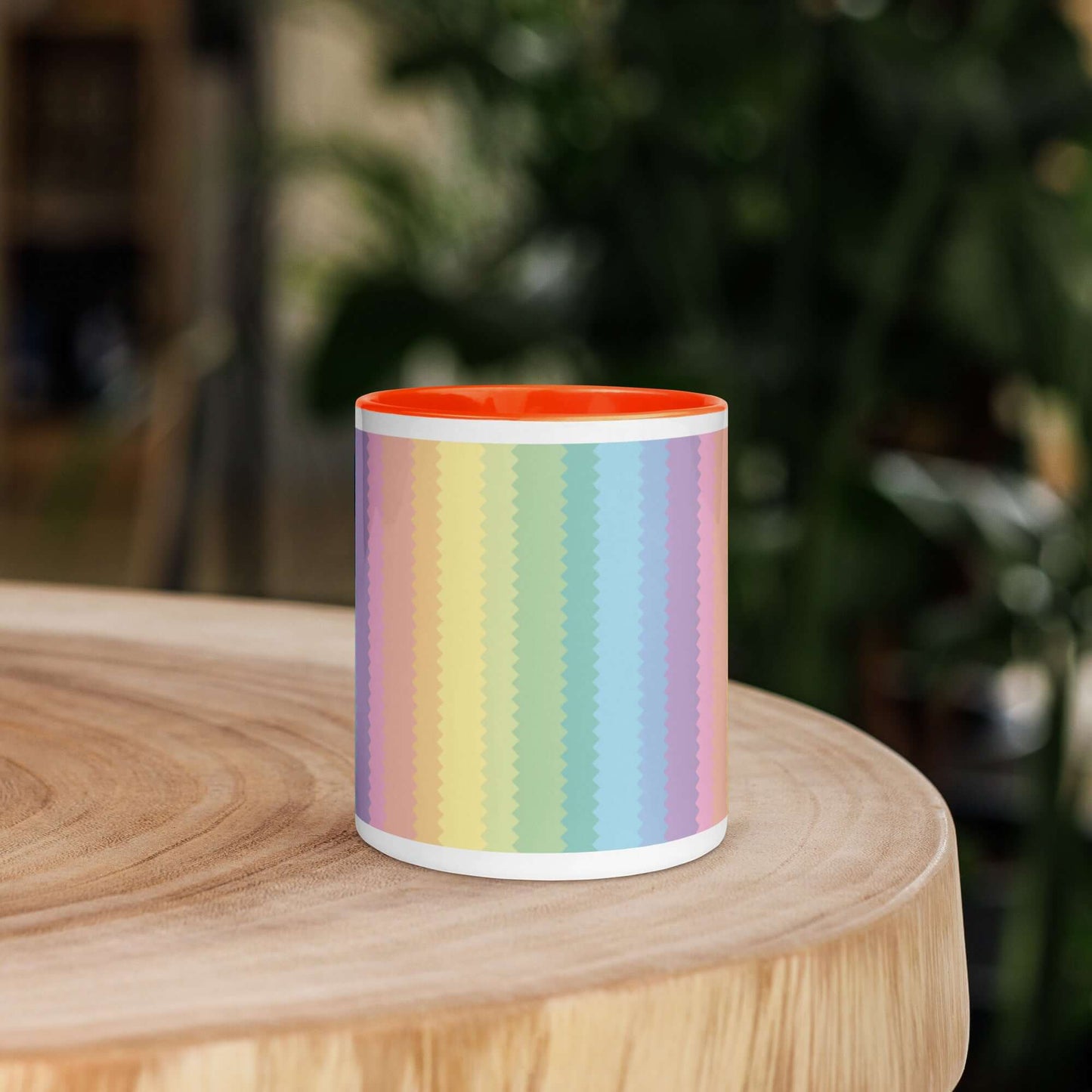 Stripey Colour Ceramic Mug