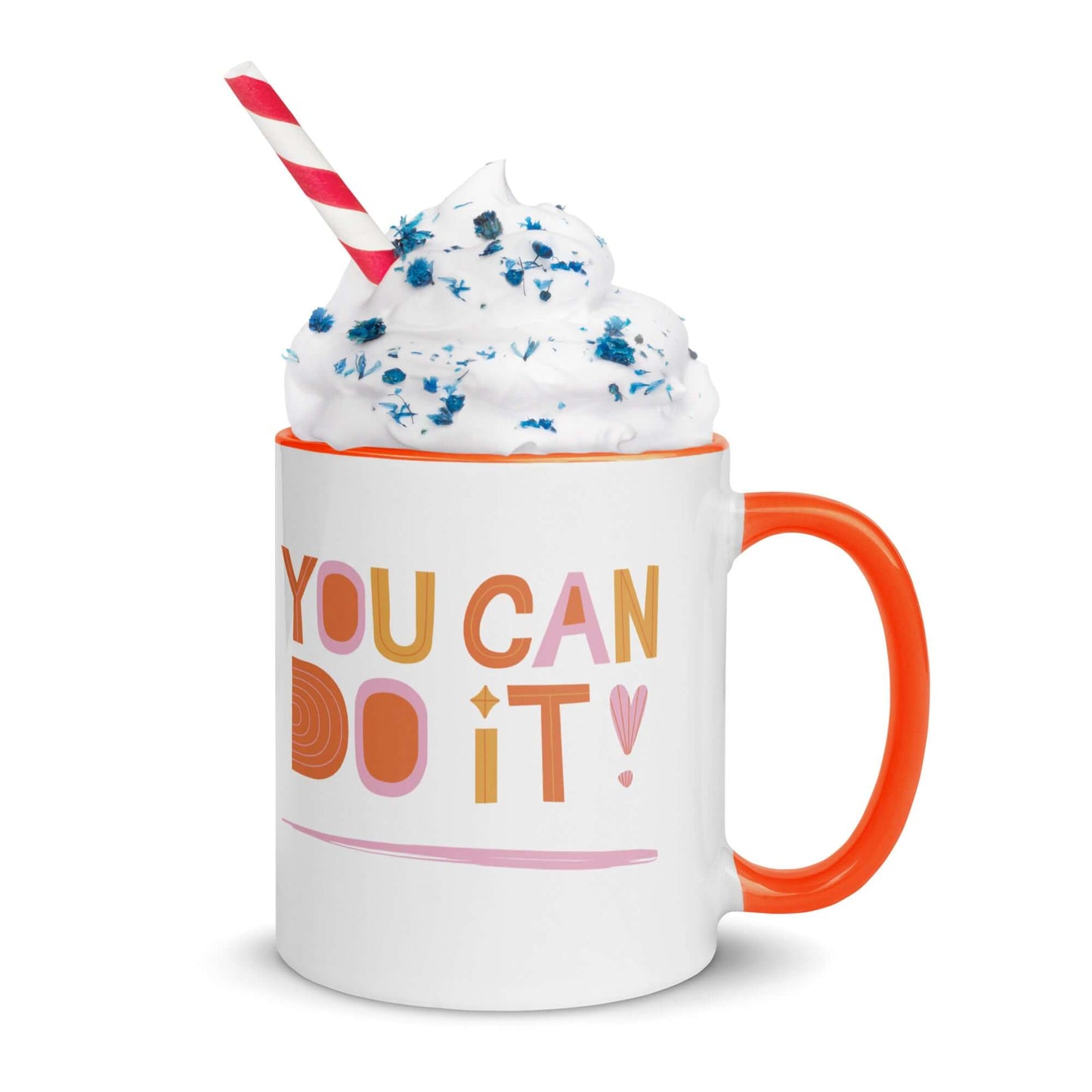 Sip and Believe Rainbow Coffee Ceramic Mug