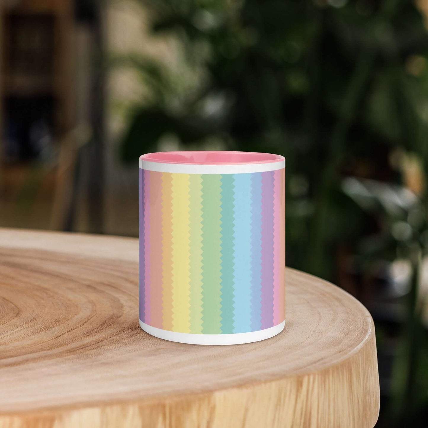 Stripey Colour Ceramic Mug