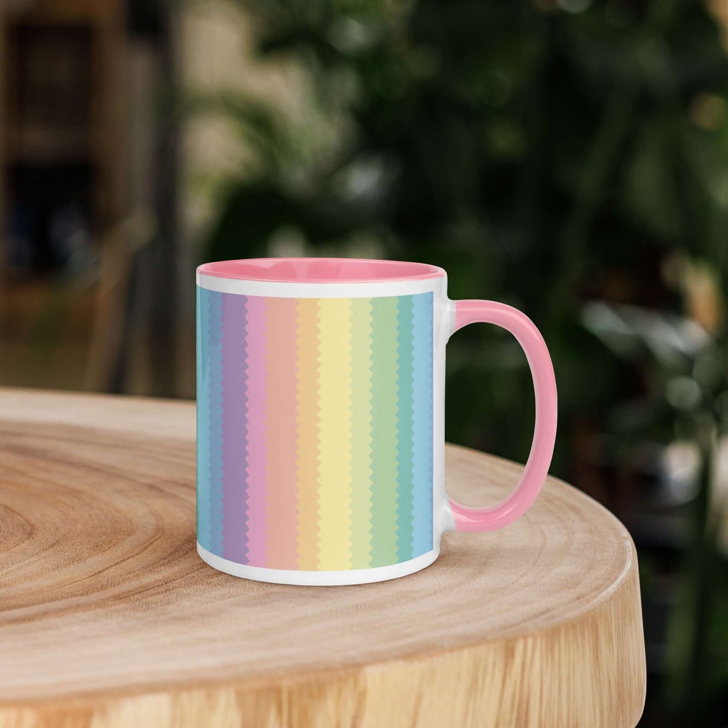 Stripey Colour Ceramic Mug