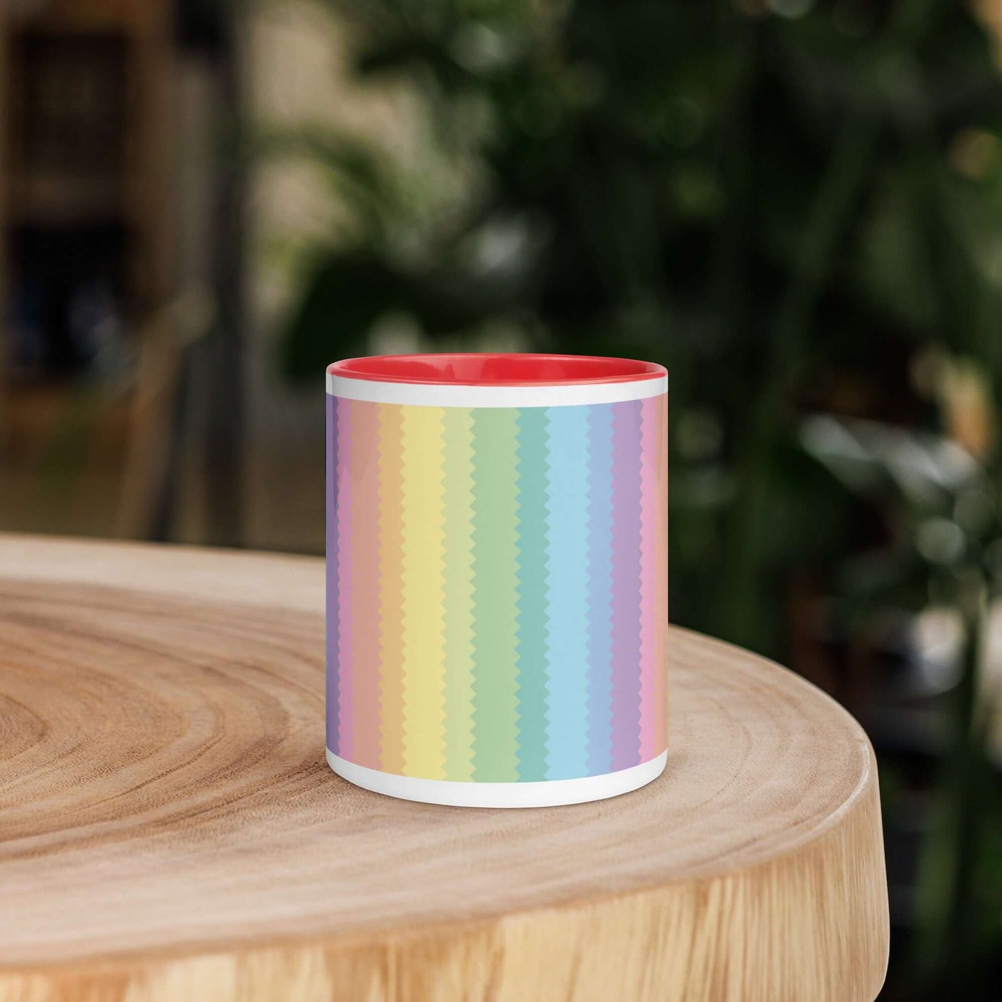 Stripey Colour Ceramic Mug