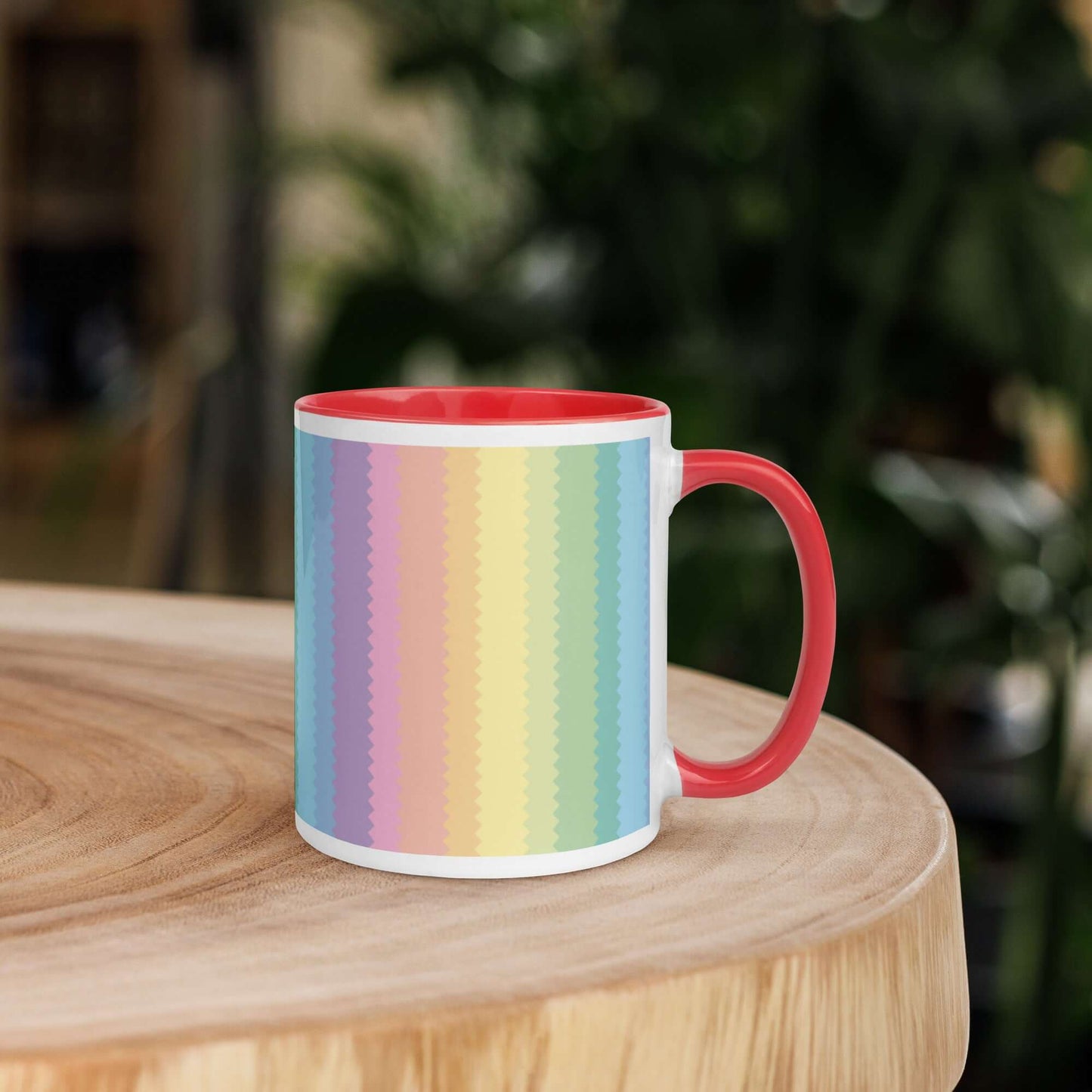 Stripey Colour Ceramic Mug