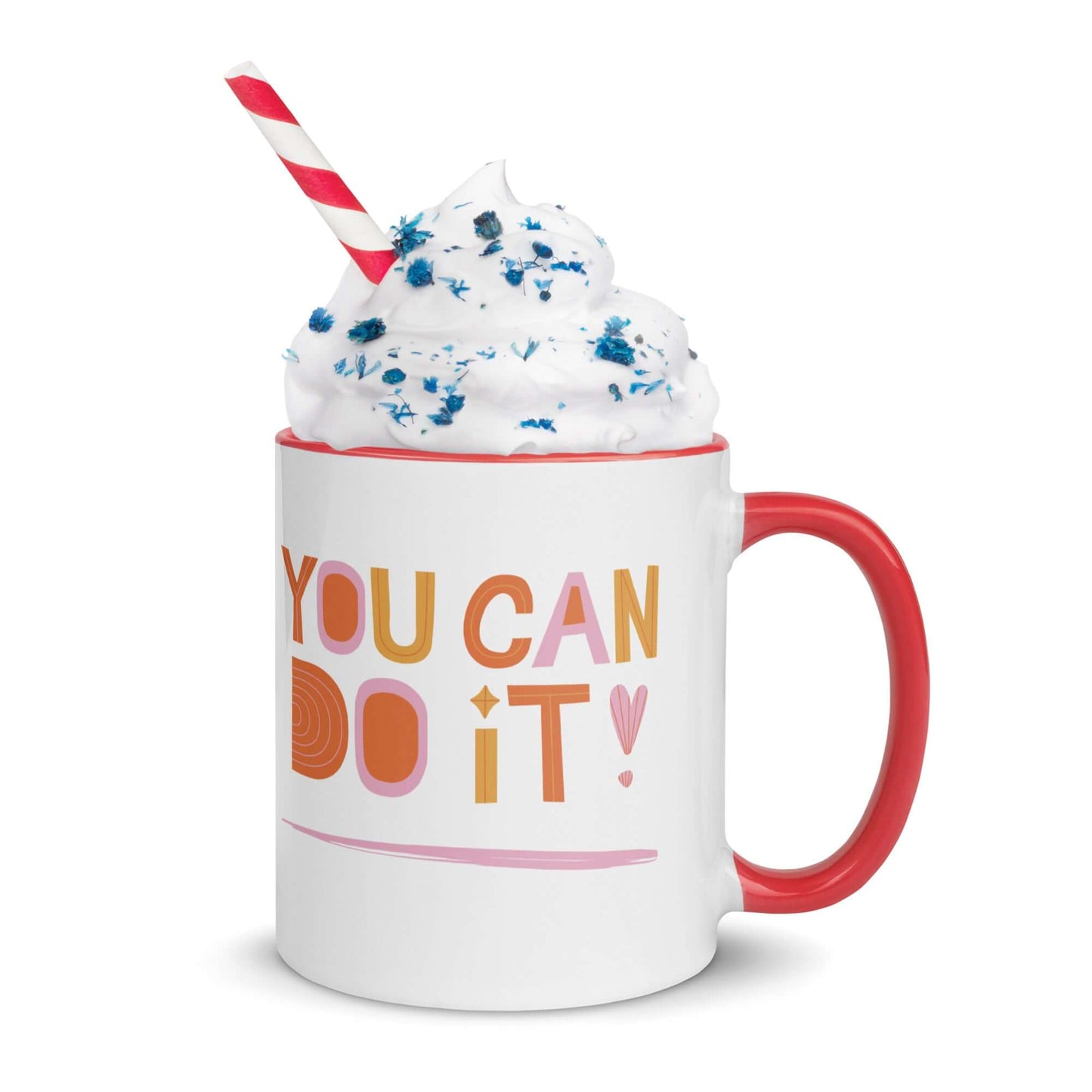 Sip and Believe Rainbow Coffee Ceramic Mug