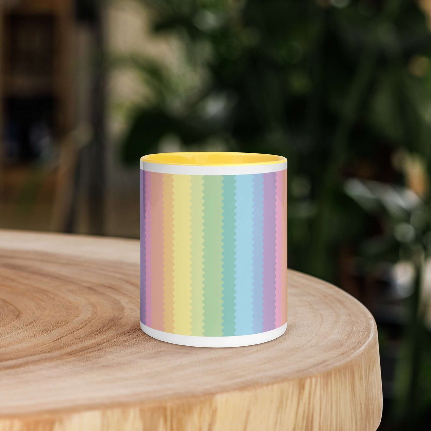 Stripey Colour Ceramic Mug