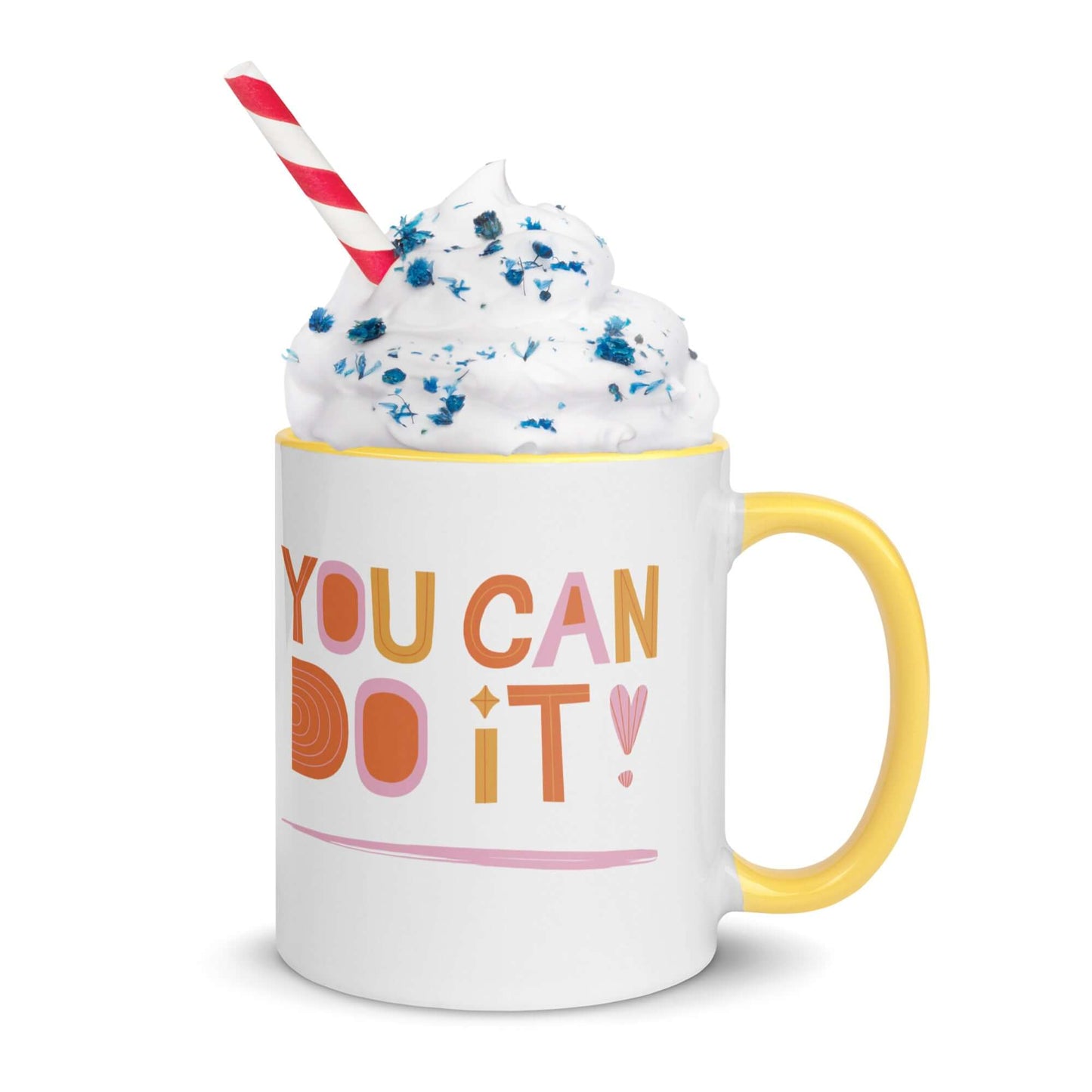 Sip and Believe Rainbow Coffee Ceramic Mug