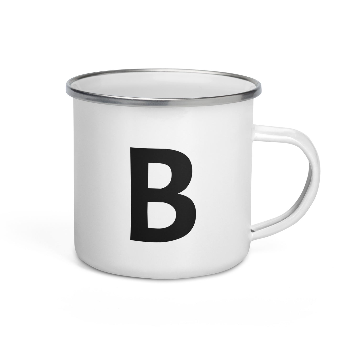 Enamel Mug with Letter: Choose Your Initial