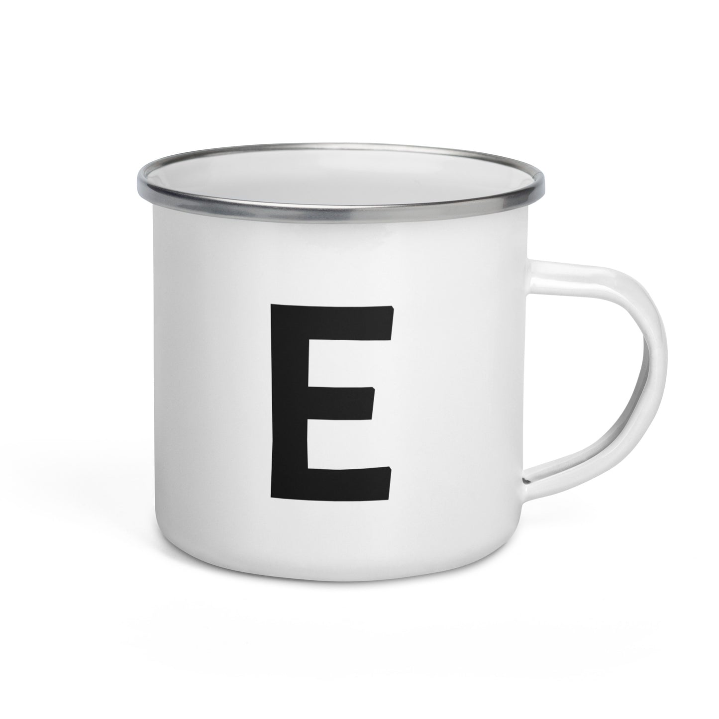 Enamel Mug with Letter: Choose Your Initial