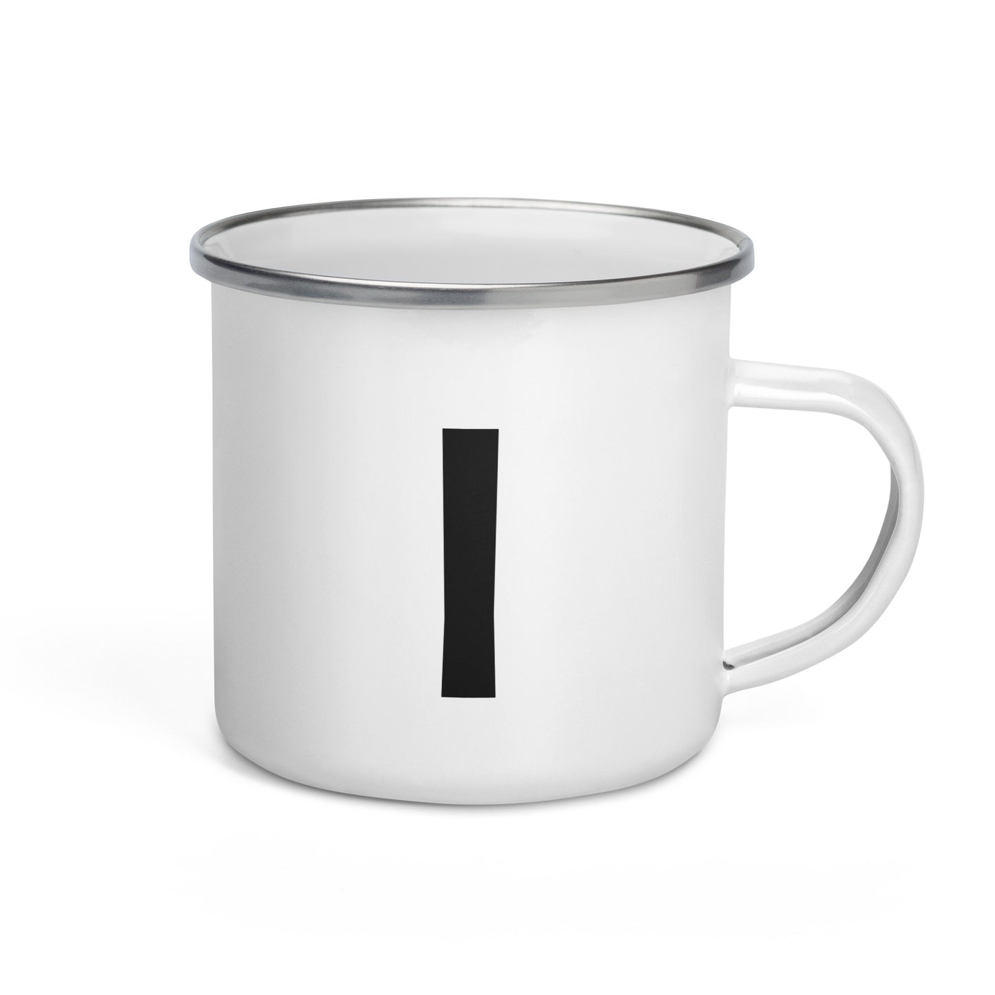 Enamel Mug with Letter: Choose Your Initial