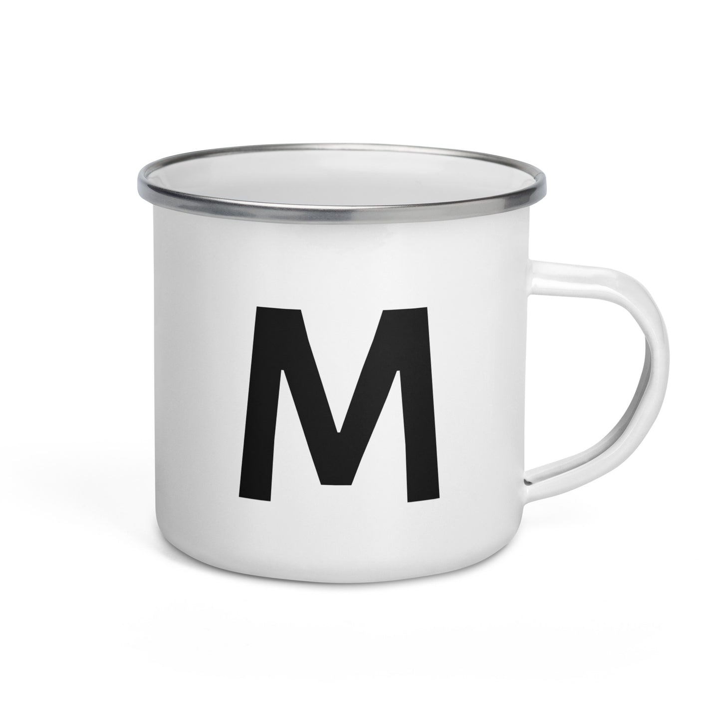 Enamel Mug with Letter: Choose Your Initial