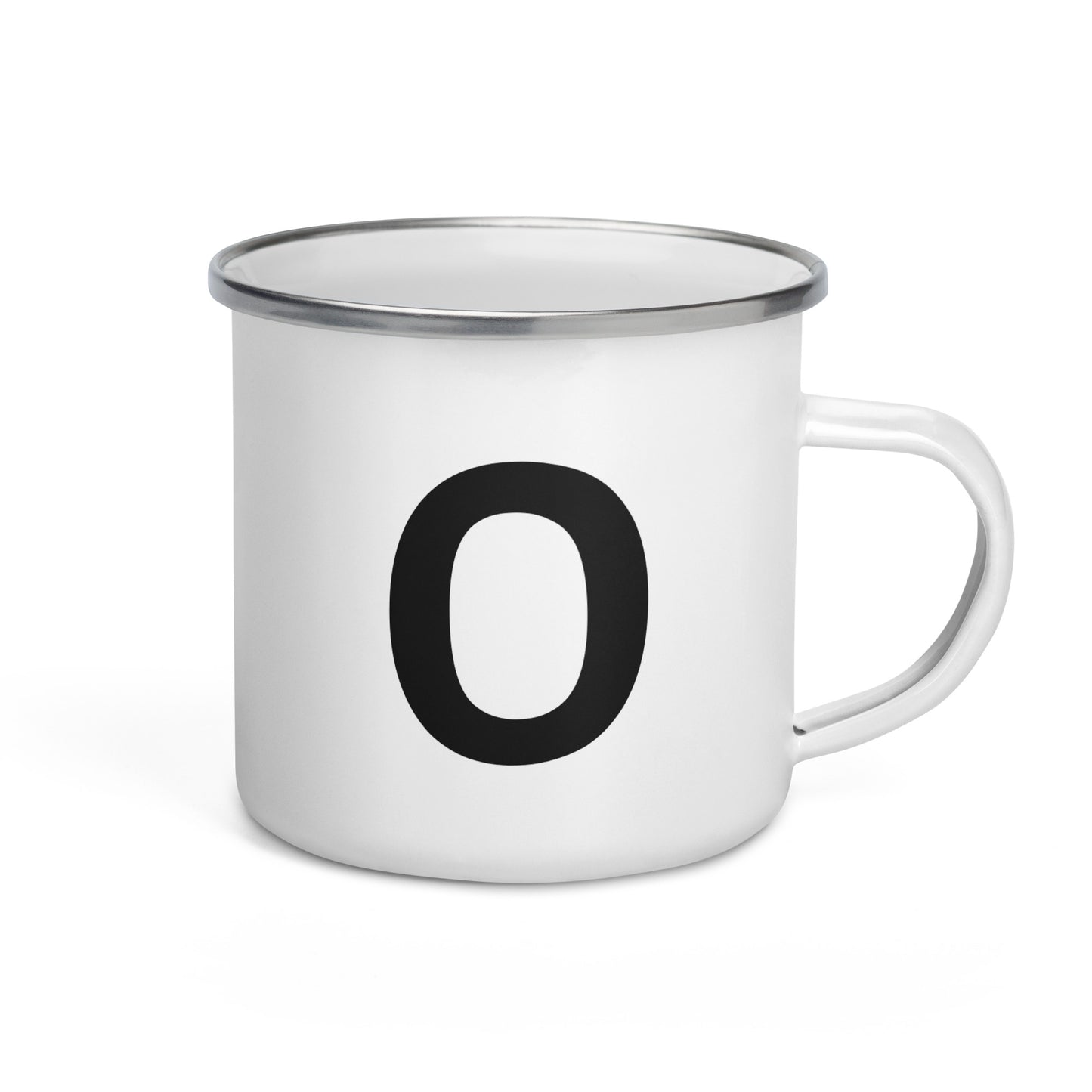 Enamel Mug with Letter: Choose Your Initial