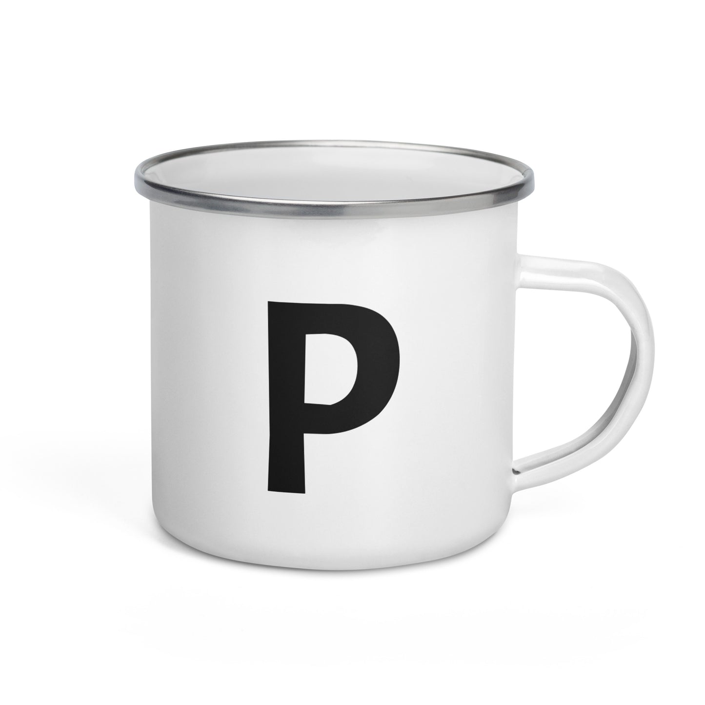 Enamel Mug with Letter: Choose Your Initial