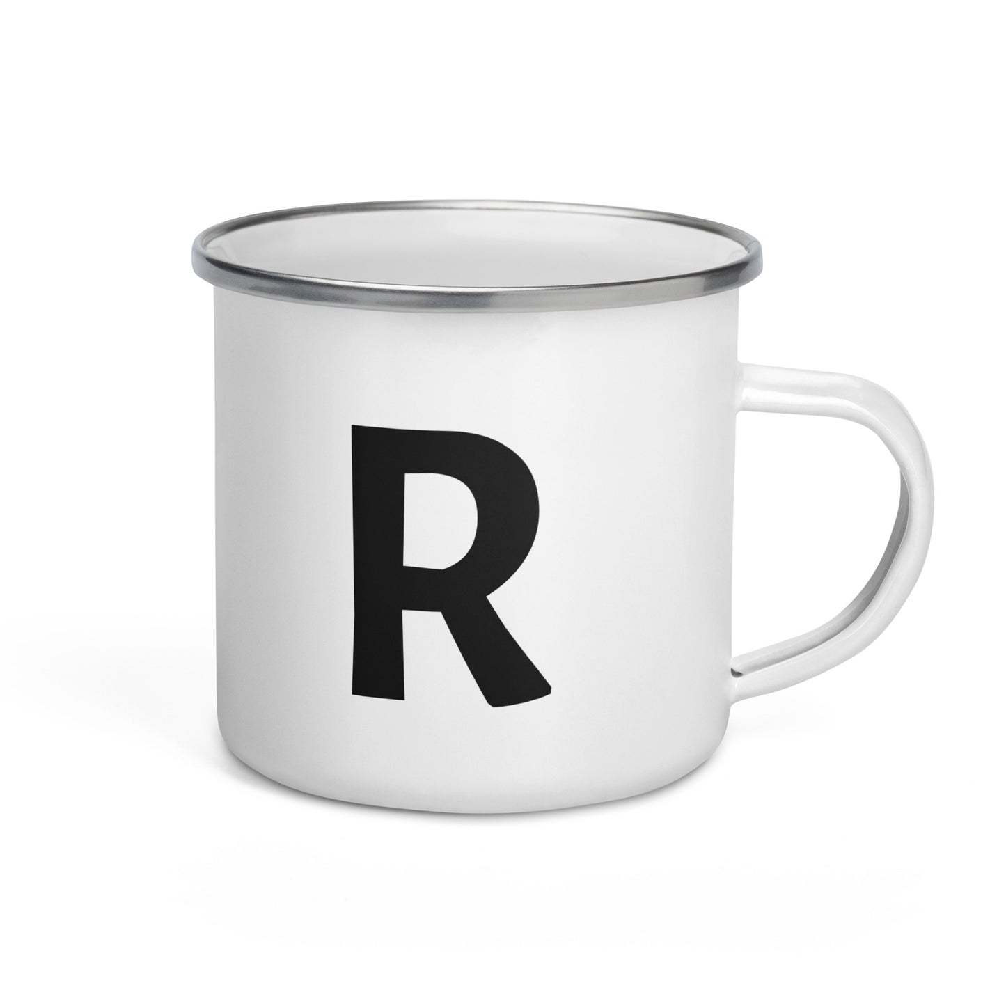 Enamel Mug with Letter: Choose Your Initial