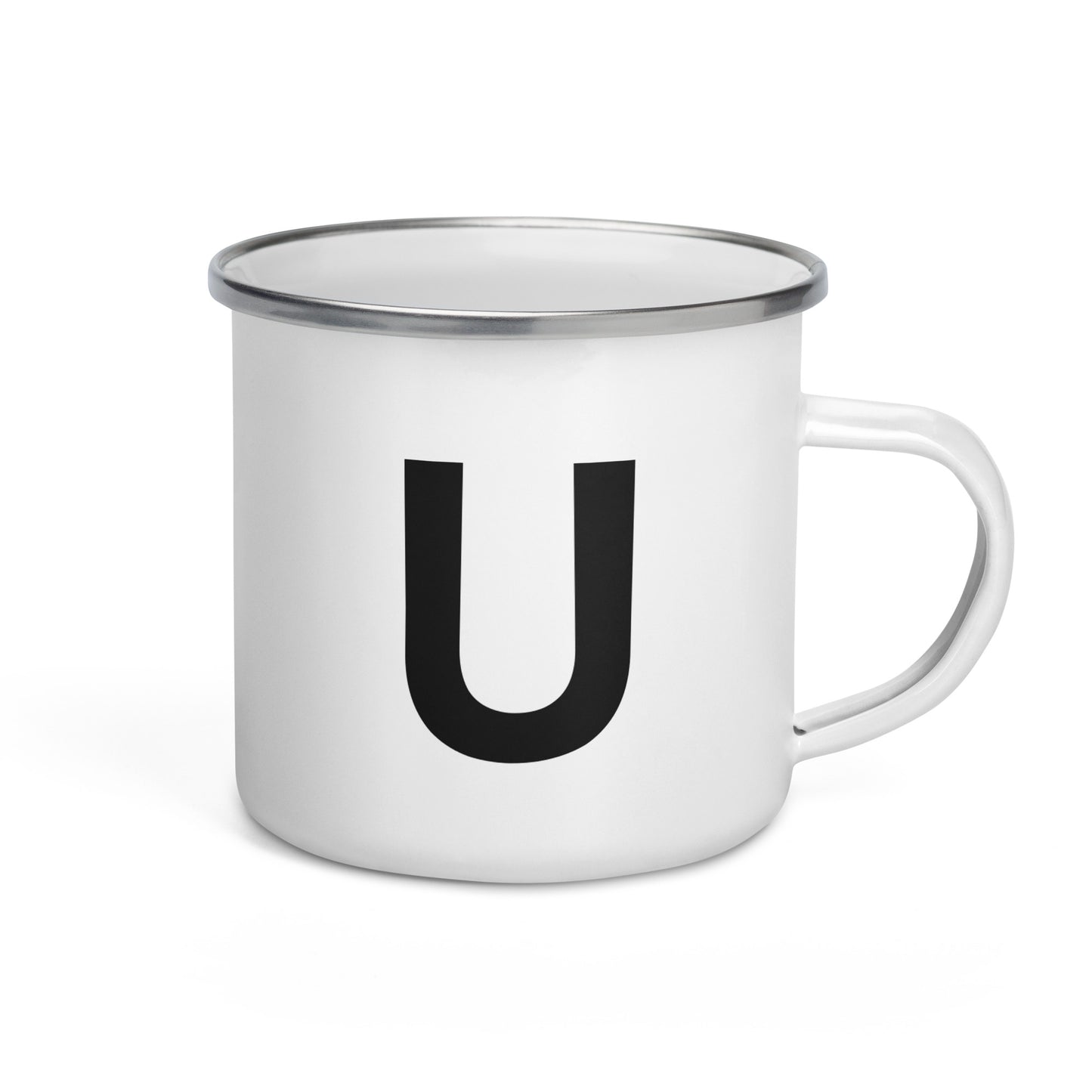 Enamel Mug with Letter: Choose Your Initial