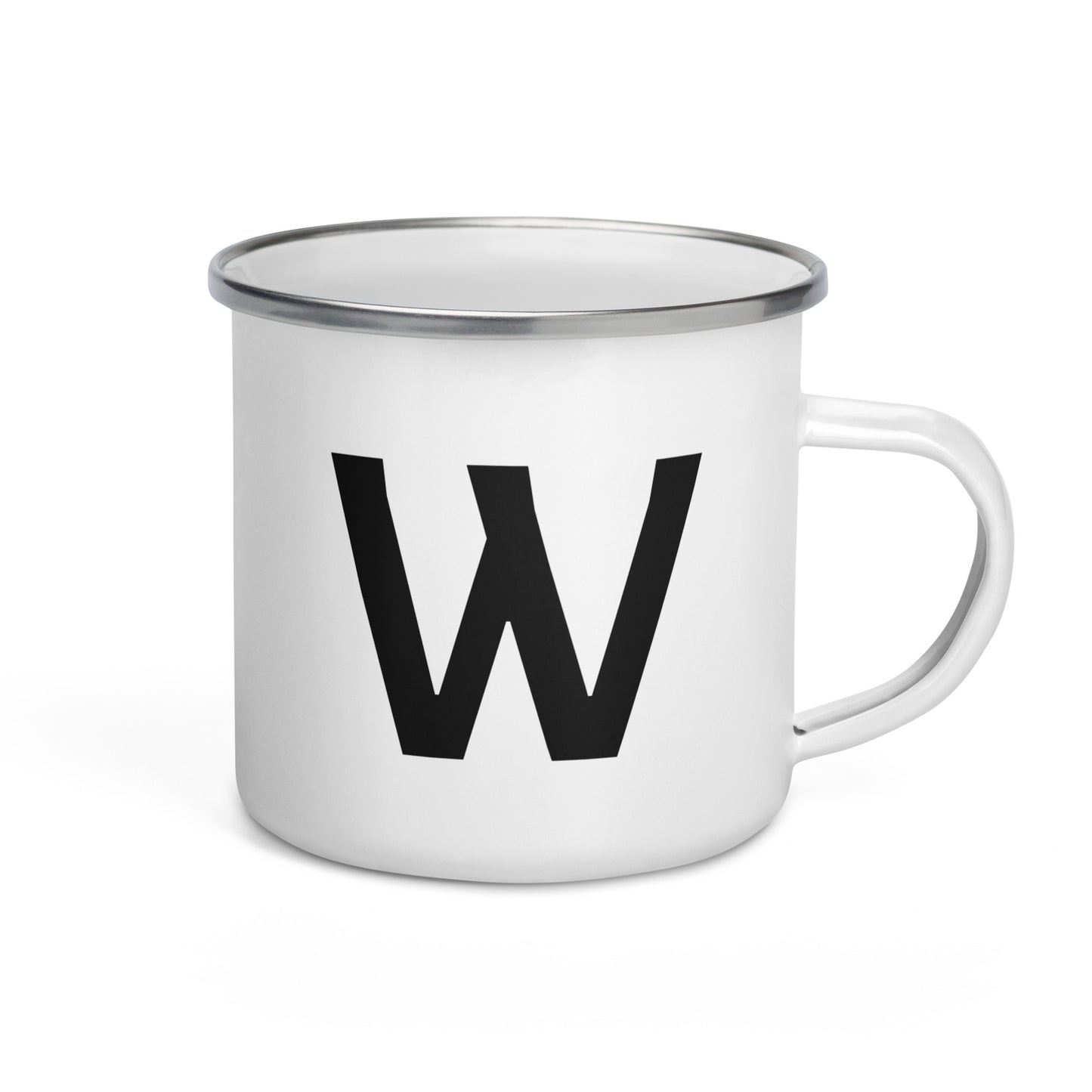 Enamel Mug with Letter: Choose Your Initial