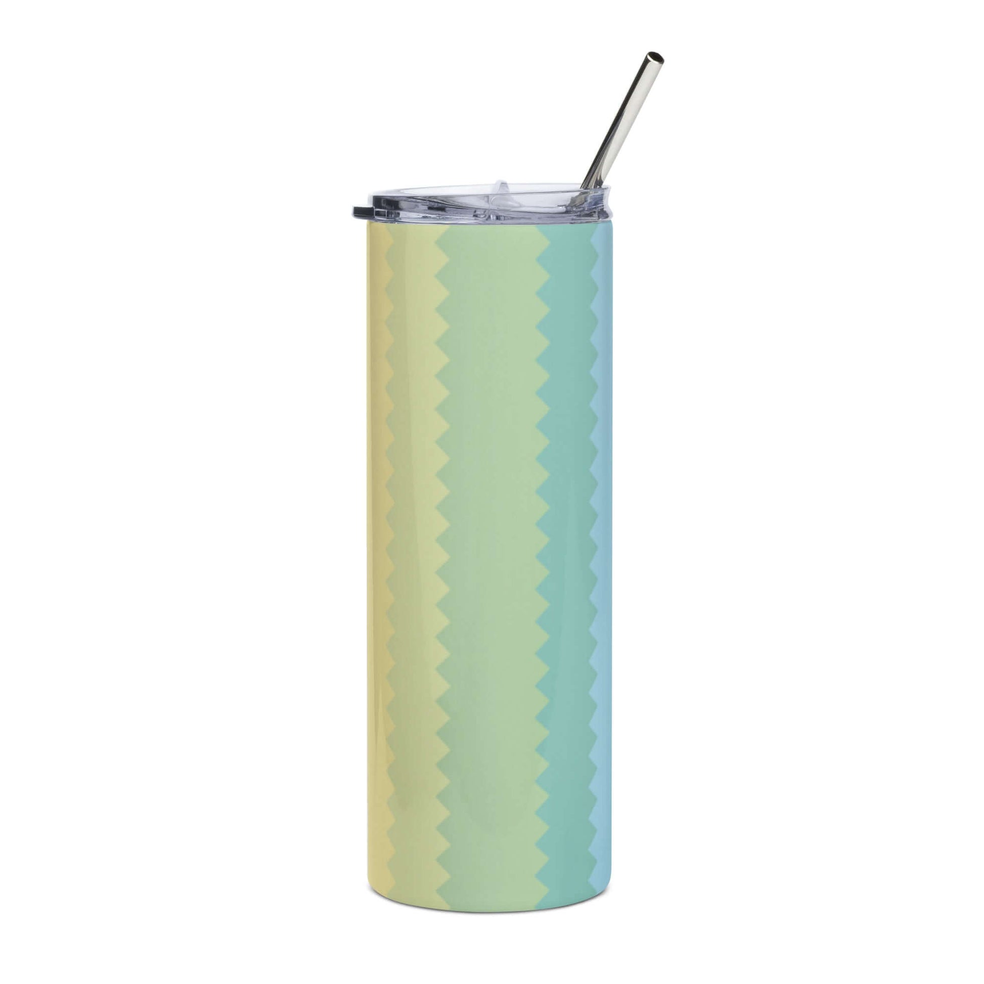 Stainless Steel Tumbler - Striped colour