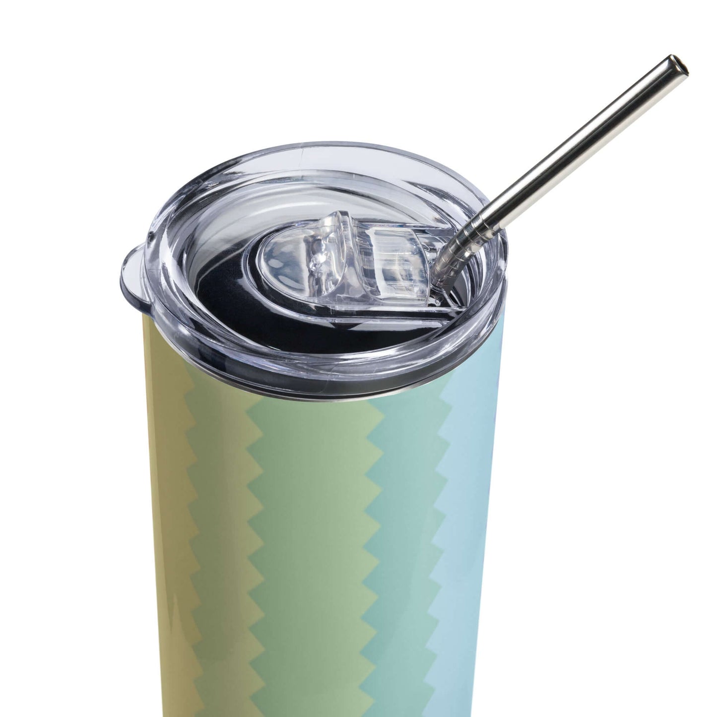 Stainless Steel Tumbler - Striped colour