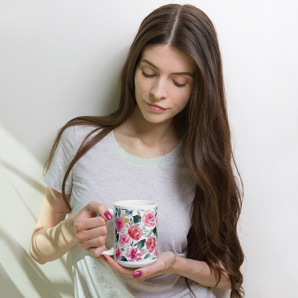 Floral Bliss Mug: Sip in Style with Every Bloom (Shop Now!)